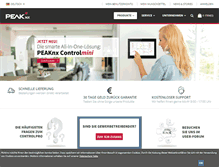 Tablet Screenshot of peaknx.com